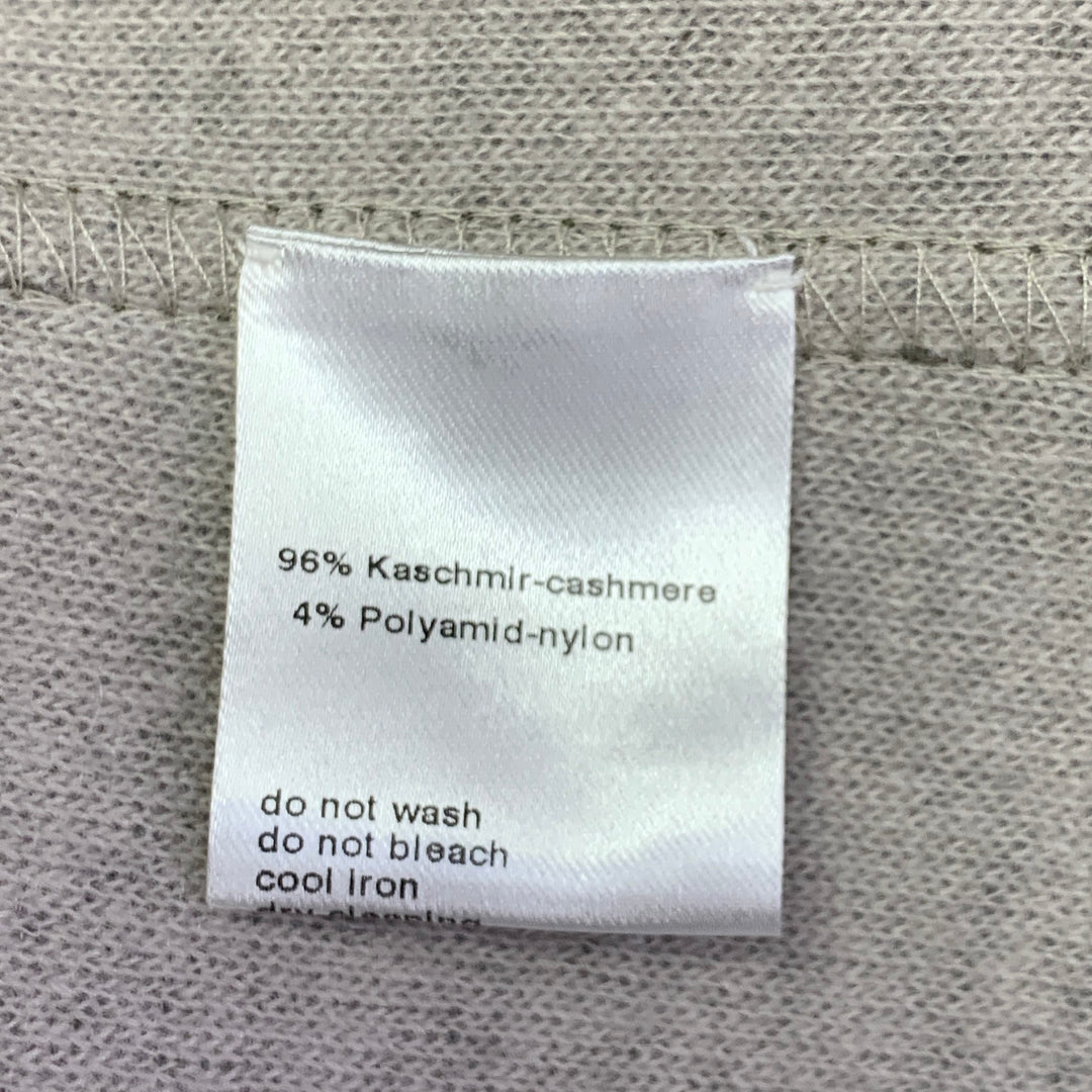 AKRIS Size 14 Green Olive Cashmere Blend Snaps Jacket