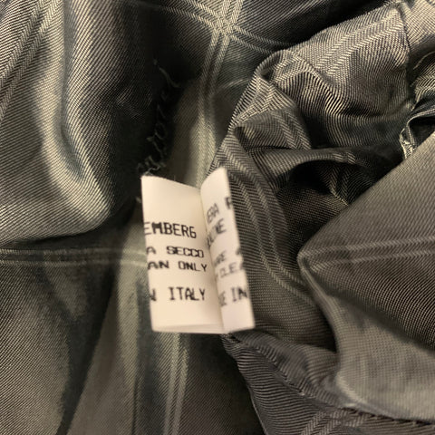 BRIONI Size M Black Cotton Cashmere Button Up Jacket