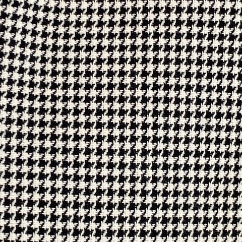 DOLCE & GABBANA Size 34 Black White Houndstooth Cotton Zip Fly Dress Pants