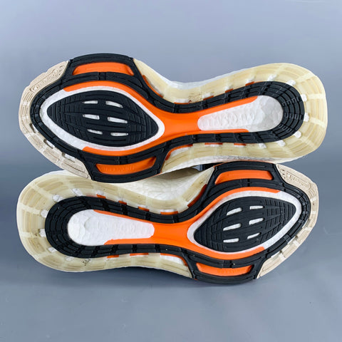 Y-3 Size 11 Ultraboost 22 White Nylon Slip On Sneakers