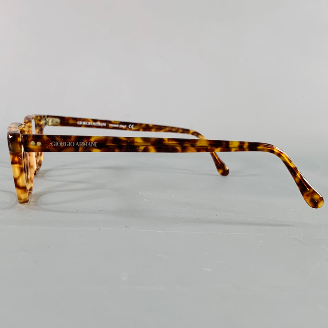 GIORGIO ARMANI Brown Tortoiseshell Acetate Frames