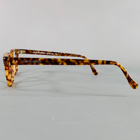 GIORGIO ARMANI Brown Tortoiseshell Acetate Frames