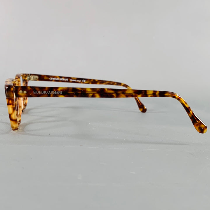 GIORGIO ARMANI Brown Tortoiseshell Acetate Frames