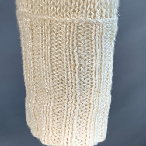 JOHN VARVATOS Size M Beige Knit Linen Hooded Cardigan
