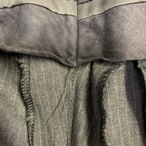 PAUL SMITH Size 44 The Byard Grey Blue Pinstripe Viscose Single Breasted Suit
