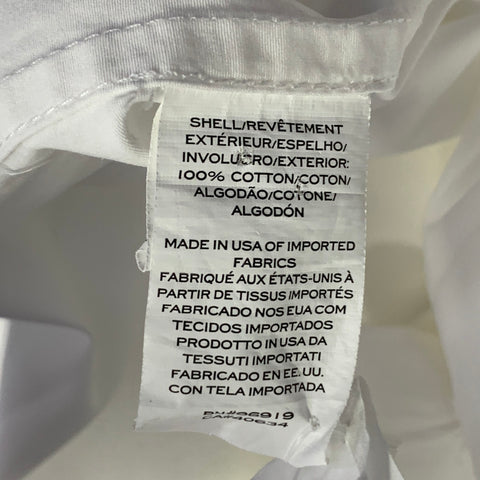 MARC JACOBS RUNWAY Size XS/S White Cotton Oversized One Pocket Shirt