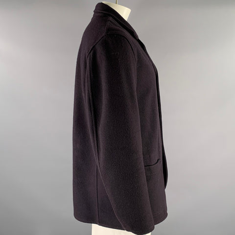 RRL by RALPH LAUREN Size L Navy Wool Notch Lapel Coat