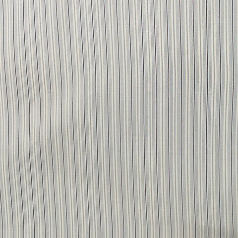 SID MASHBURN Size L Blue White Stripe Cotton One Pocket Long Sleeve Shirt
