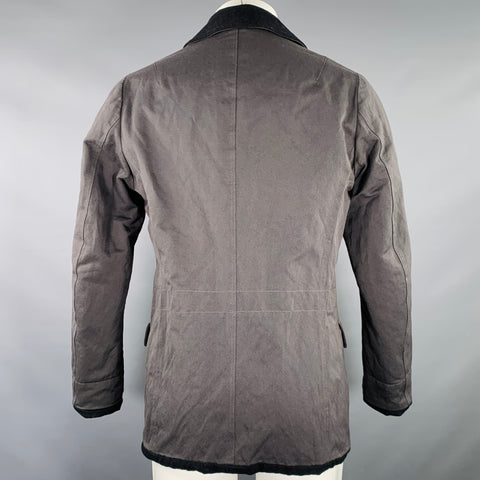 Veste SAGE DE CRET taille M noire et grise réversible en mélange de nylon