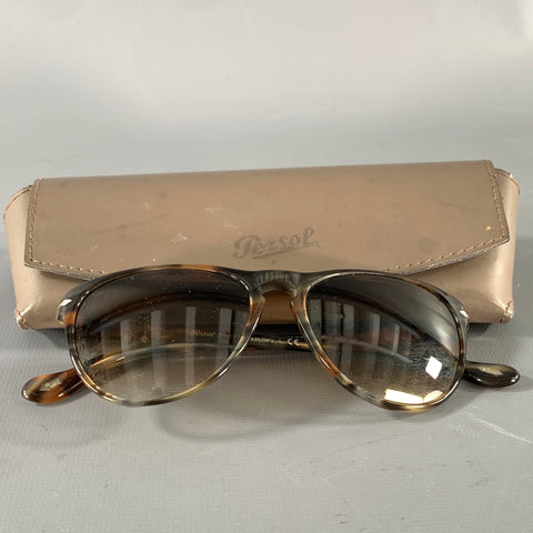 PERSOL Brown PO3038S Acetate Sunglasses