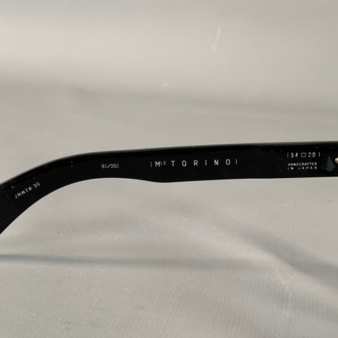 JACQUES MARIE MAGE Monture de lunettes Torino en acétate noir mat