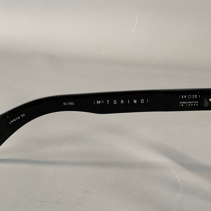 JACQUES MARIE MAGE Torino Black Matte Acetate Eyewear Frames