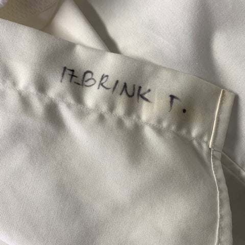 ETON Size XL White Cotton French Cuff Long Sleeve Shirt