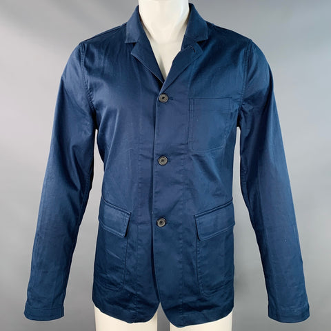 TAYLOR STITCH Size 40 Gibson Navy Cotton Blend Chore Jacket