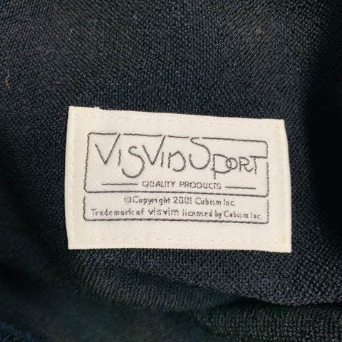 VISVIM Talla L -VS High Water Elias- Pantalones casuales con cordón de mezcla de nailon azul marino
