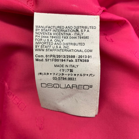 DSQUARED2 Size 40 Black Mixed Fabrics Cotton Silk Vest