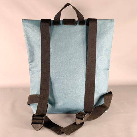 ISSEY MIYAKE Teal Black Cotton Blend Backpack