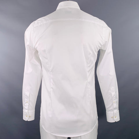 ETON Size M White Cotton Long Sleeve Shirt