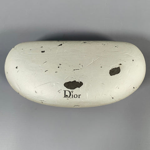 DIOR HOMME Silver Tortoise Shell Metal Aviator Sunglasses