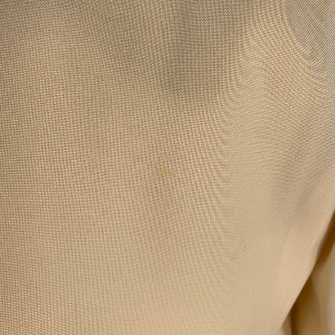 ALEXANDER MCQUEEN Size 40 Beige Wool Single Breasted Sport Coat