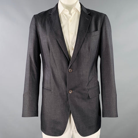 Veste de sport TROVATO taille 44 grise en mélange de polyester, simple boutonnage