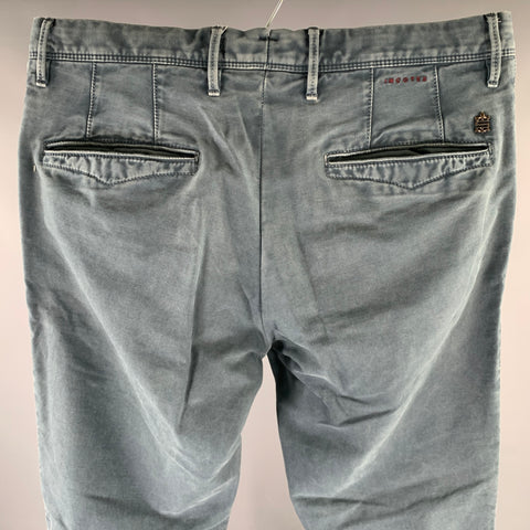 INCOTEX Size 32 Blue Casual Pants