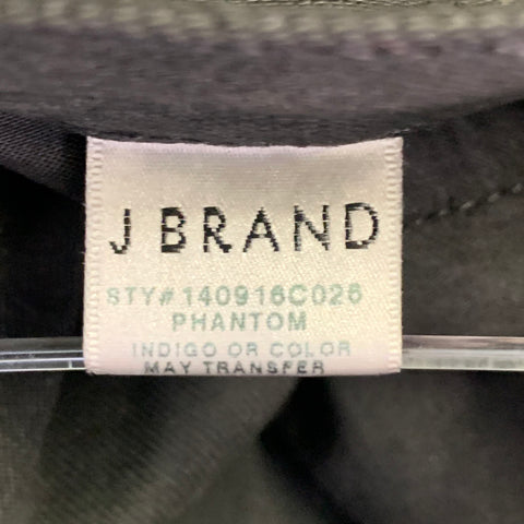 J.BRAND Size 32 Kane Black Cotton Blend Slim Straight Jeans
