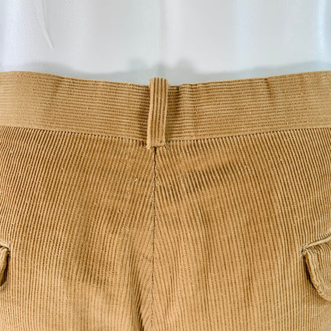 BAND OF OUTSIDERS Size S Tan Corduroy Cotton Notch Lapel Suit