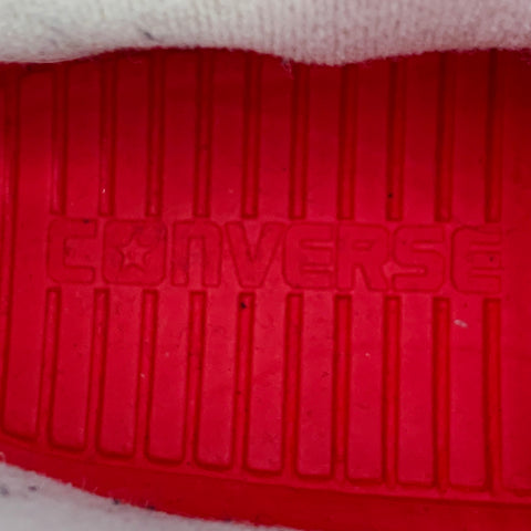 CONVERSE Size 9.5 Red Rubber High Top Sneakers