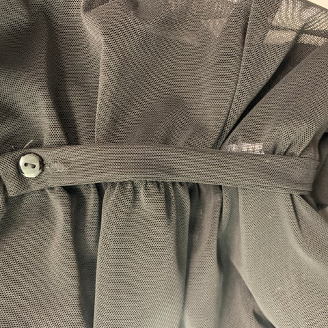 GUIZIO Robe droite en maille noire taille S