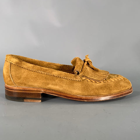 Size 6 Le Yucca's Tan Suede Loafer Flats