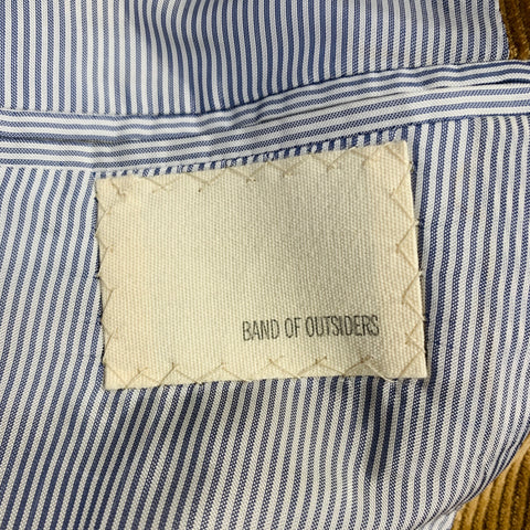 BAND OF OUTSIDERS Size S Tan Corduroy Cotton Notch Lapel Suit