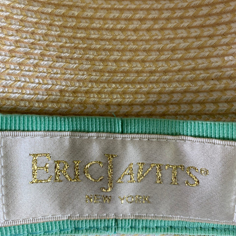 ERIC JAVITS Cream Tan Woven Hats
