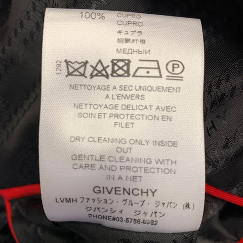GIVENCHY Size 40 Red Wool Twill Peak Lapel Sport Coat