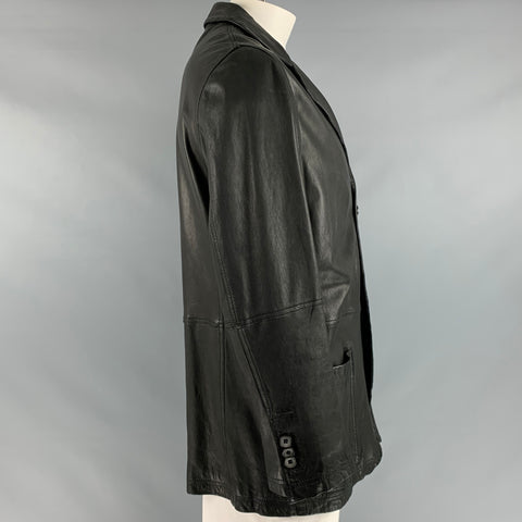 GIORGIO ARMANI Size 46 Black Single Breasted Jacket