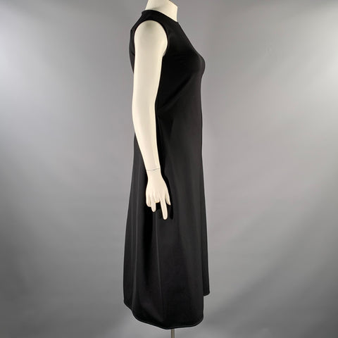 THE ROW Size XL Black Polyamide Blend Long Dress