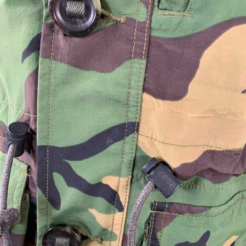 POLO by RALPH LAUREN Taille L Vert Marron Beige Camouflage Manteau à Capuche Utilitaire