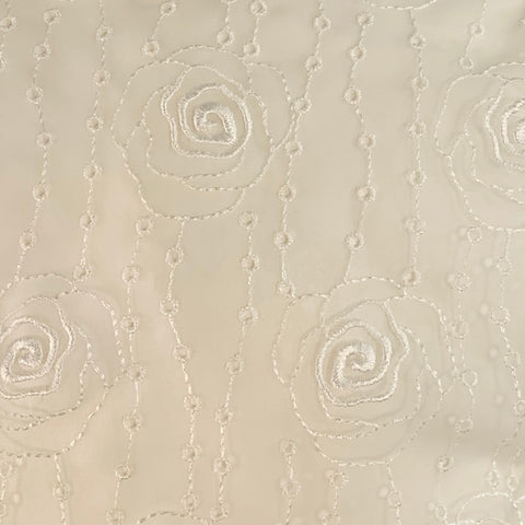 Chemise boutonnée en polyester crème à œillets ESCADA taille M