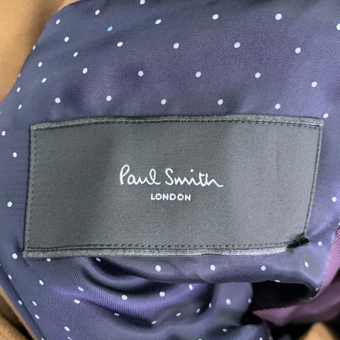 PAUL SMITH Size 38 Tan Brown Wool Cashmere Coat