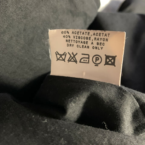AGNÈS B. Size S Black Wool Zip Up Jacket