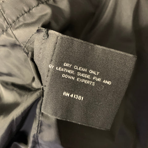 RALPH LAUREN Size S Black Wool Blend Coat Jacket