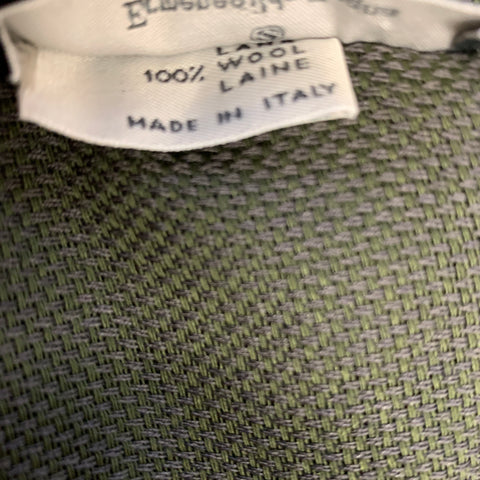 ERMENEGILDO ZEGNA Green Wool Scarves & Shawls