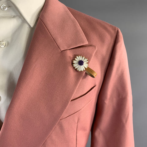 BALDESSARINI Pink Wool Double Breasted Suit