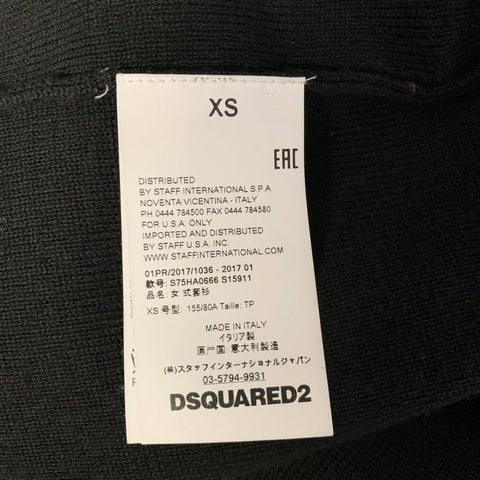 DSQUARED2 Size XS Green Pink Wool Blend Pull On Pullover