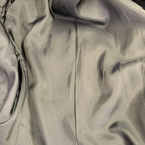 ISSEY MIYAKE Size L Black Twill Cotton Single Breasted Jacket
