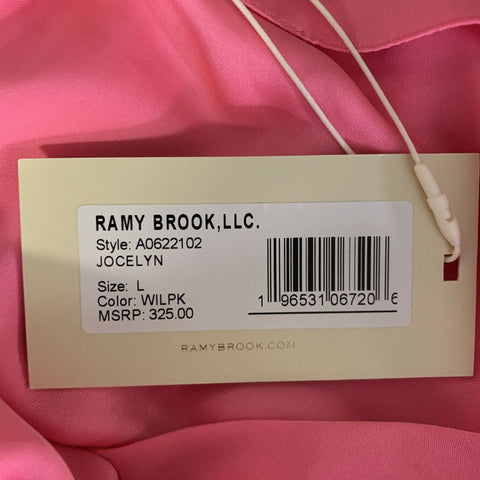 RAMY BROOK Size L Pink Neon Polyester A0622102 Tube top Casual Top