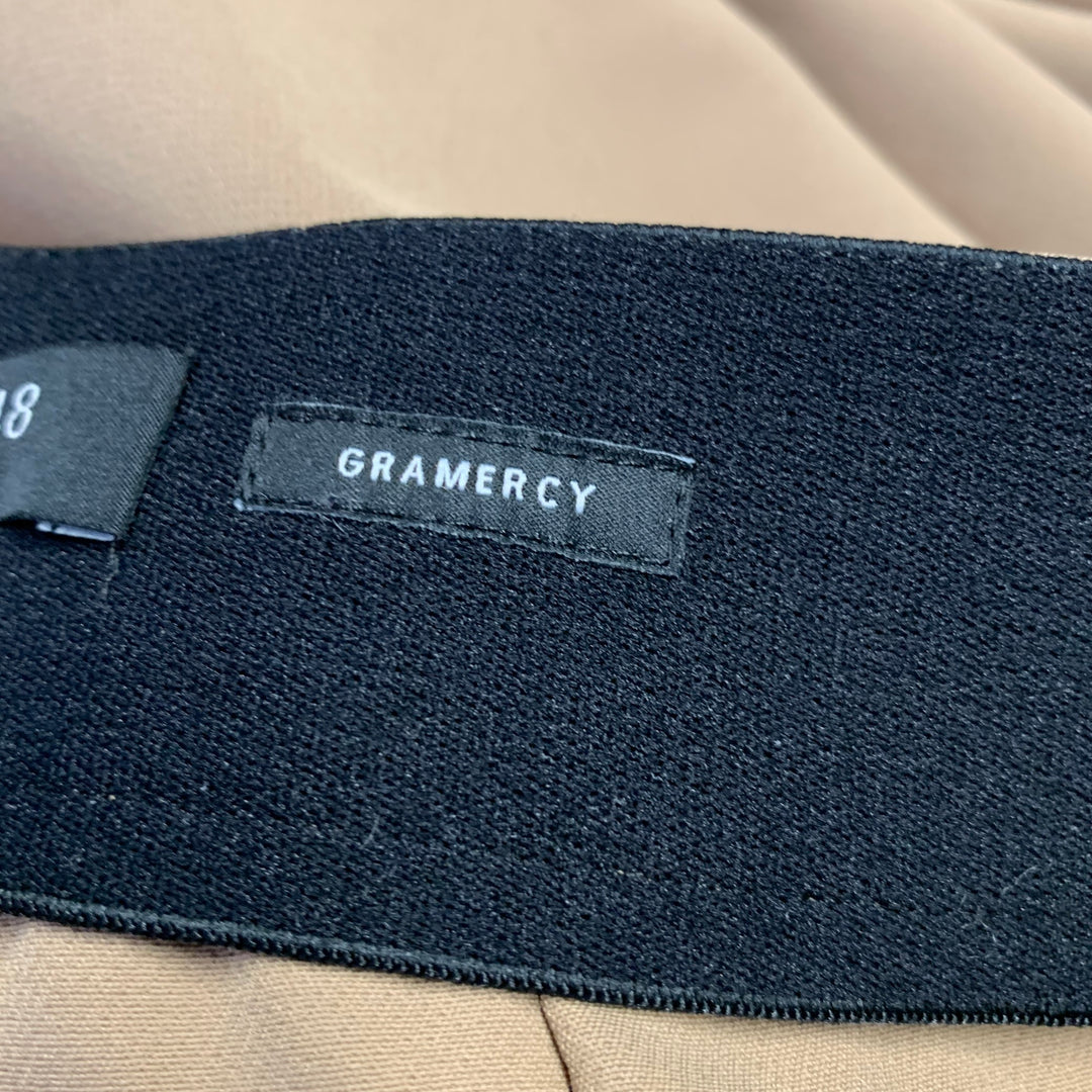 LAFAYETTE 148 Size 8 Tan Polyamide Bend Trouser Cut Casual Pants