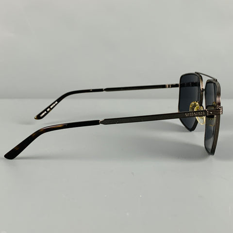 GUCCI Black Metal Sunglasses