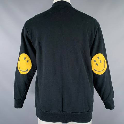 KAPITAL Size S Black Yellow Cotton Snaps Jacket
