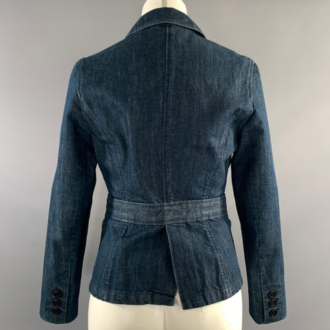 PAUL SMITH PINK Size M Blue Cotton Button Up Jacket